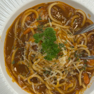 MÌ Ý SỐT BÒ BĂM CÀ CHUA