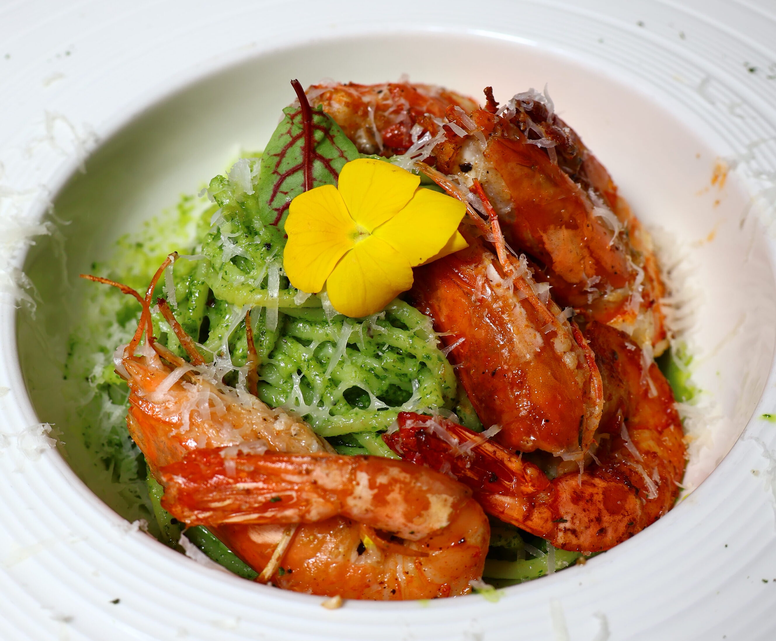 MÌ Ý SỐT QUẾ TÂY, TÔM SÚ