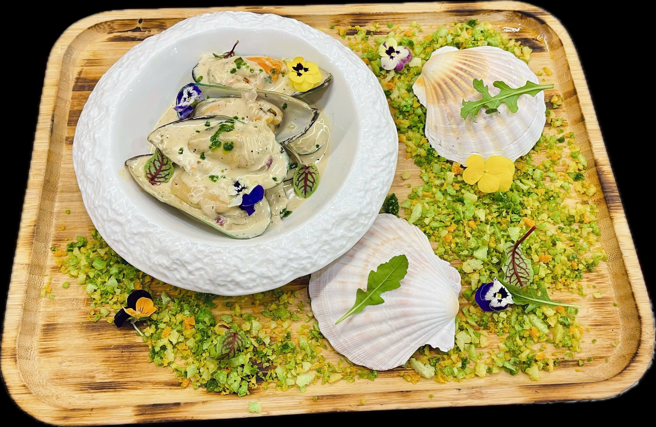 VẸM XANH SỐT KEM